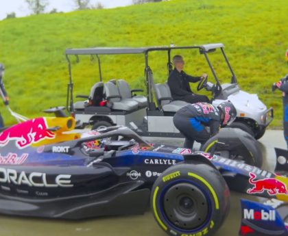 Tim Cook's Golf Cart Gets F1 Enhancements in Latest Apple Park Video