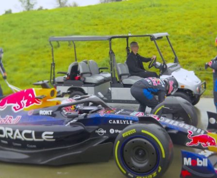 Tim Cook's Golf Cart Gets F1 Enhancements in Latest Apple Park Video