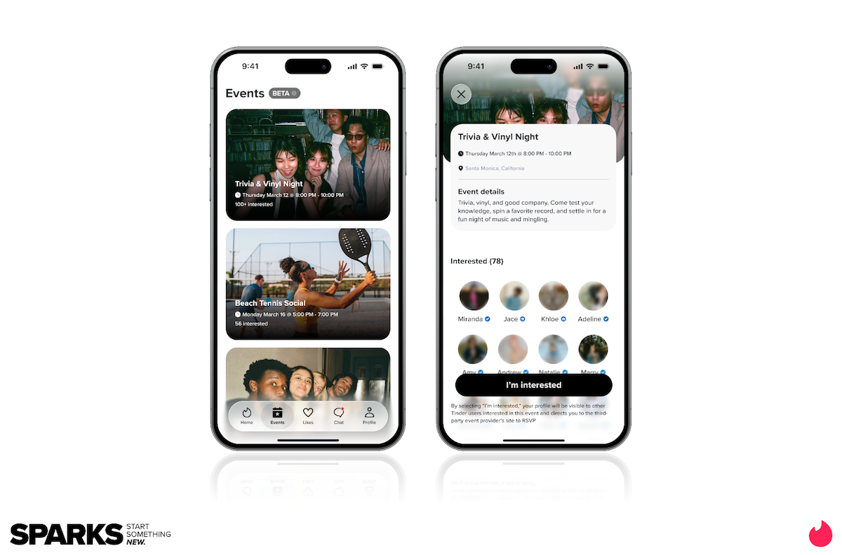 Tinder Entices Users to Return to Online Dating with In-Person Events and Virtual Speed Dating