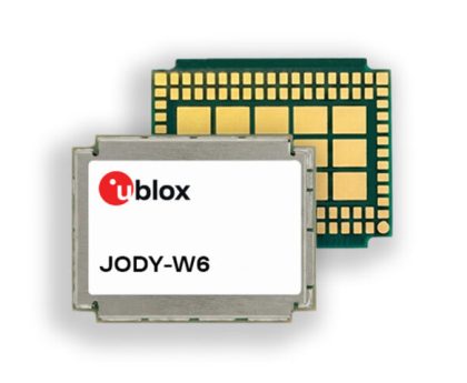u-blox JODY-W6: Tri-Band Wi-Fi 6E and Bluetooth 5.4 LE Audio Modules with NXP IW623/AW693