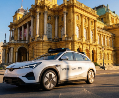 Uber, Pony.ai, and Rimac's Verne Announce Europe's First Commercial Robotaxi Service