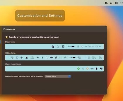"Updated Bartender for Mac Improves Menu Bar Features"