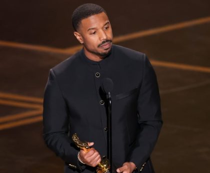 Watch Michael B. Jordan's Enthusiastic Oscars Acceptance Speech