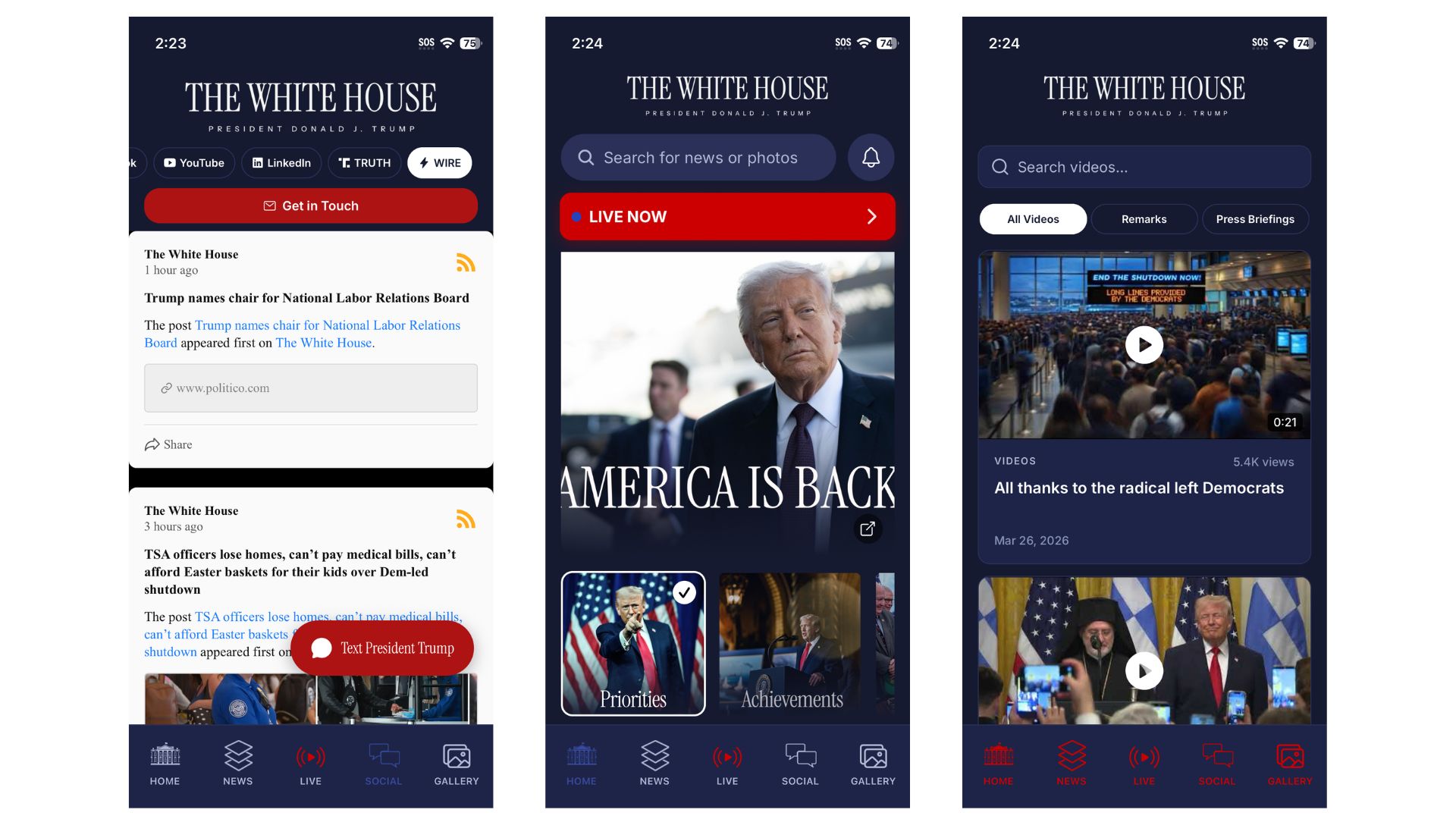 White House Launches App for Reporting to ICE, Promoted by Trump