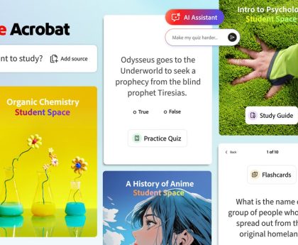 Adobe Unveils Acrobat Student Spaces to Rival NotebookLM