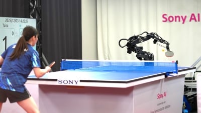 AI Ping Pong Robot Defeats Top Human Players, But Don't Worry Yet