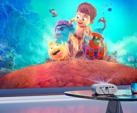 Amazon Customers Applaud This Budget-Friendly and Sleek Projector as 'Incredible'