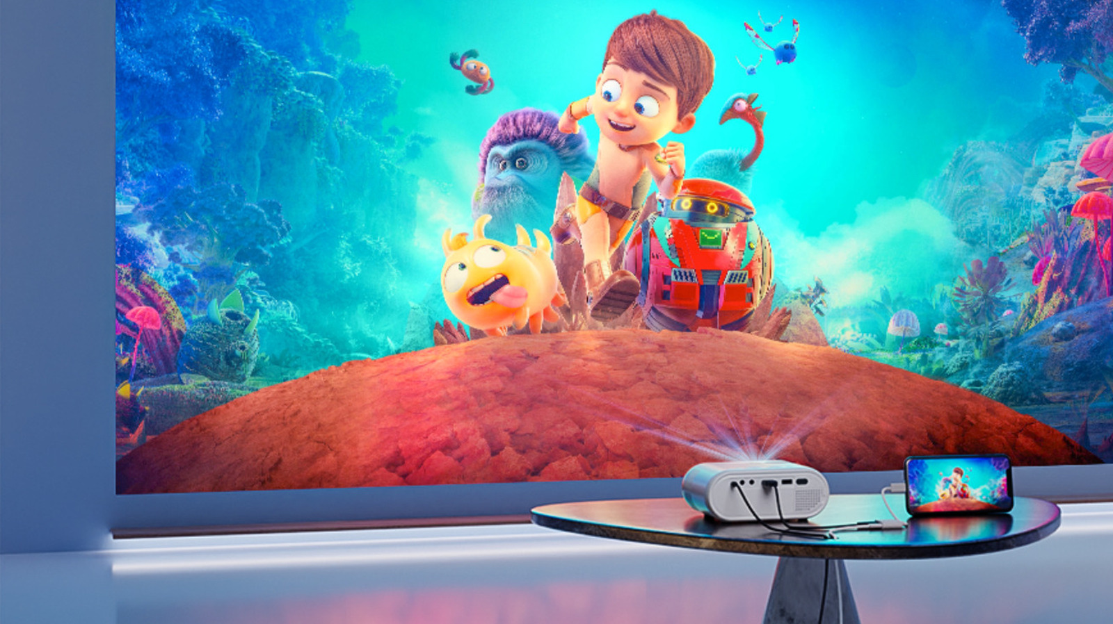 Amazon Customers Applaud This Budget-Friendly and Sleek Projector as 'Incredible'