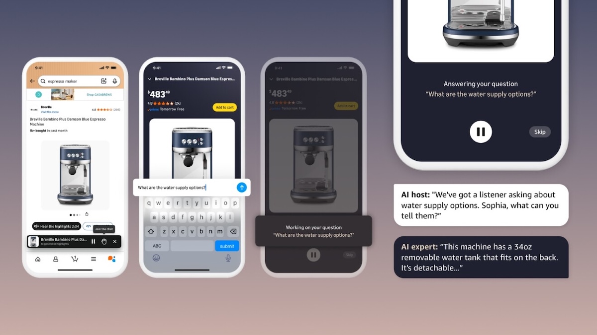 Amazon Introduces AI-Driven Audio Q&A on Product Pages
