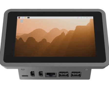 Argon Industria HMI 5C: Industrial Aluminum Enclosure for 5-Inch Raspberry Pi Touch Display 2 - CNX Software