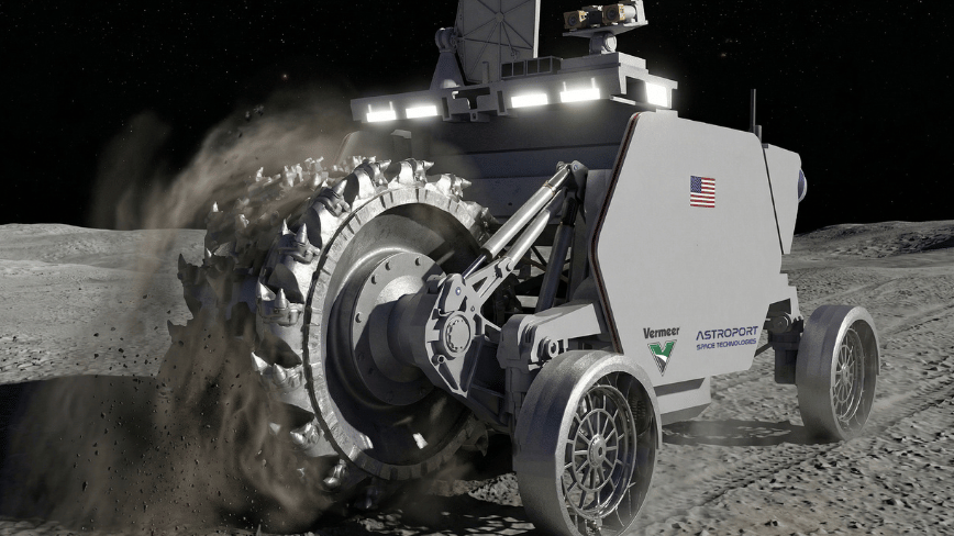 Astroport and Vermeer Plan to Deliver Heavy Construction Equipment to the Moon
