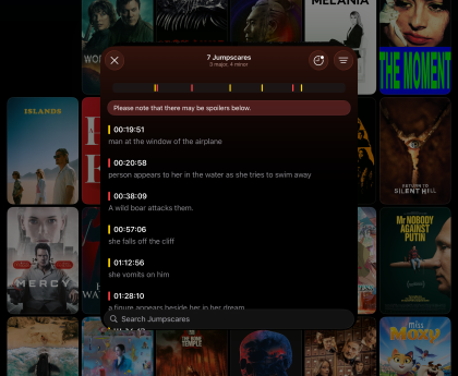 Binge: A Movie Tracking App That Alerts You to Jump Scares in Real Time