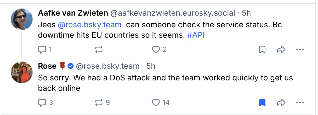 Bluesky Attributes Ongoing App Outages to DDoS Attack