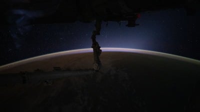 Bright Comet Photobombs the Sun on Space Weather Camera