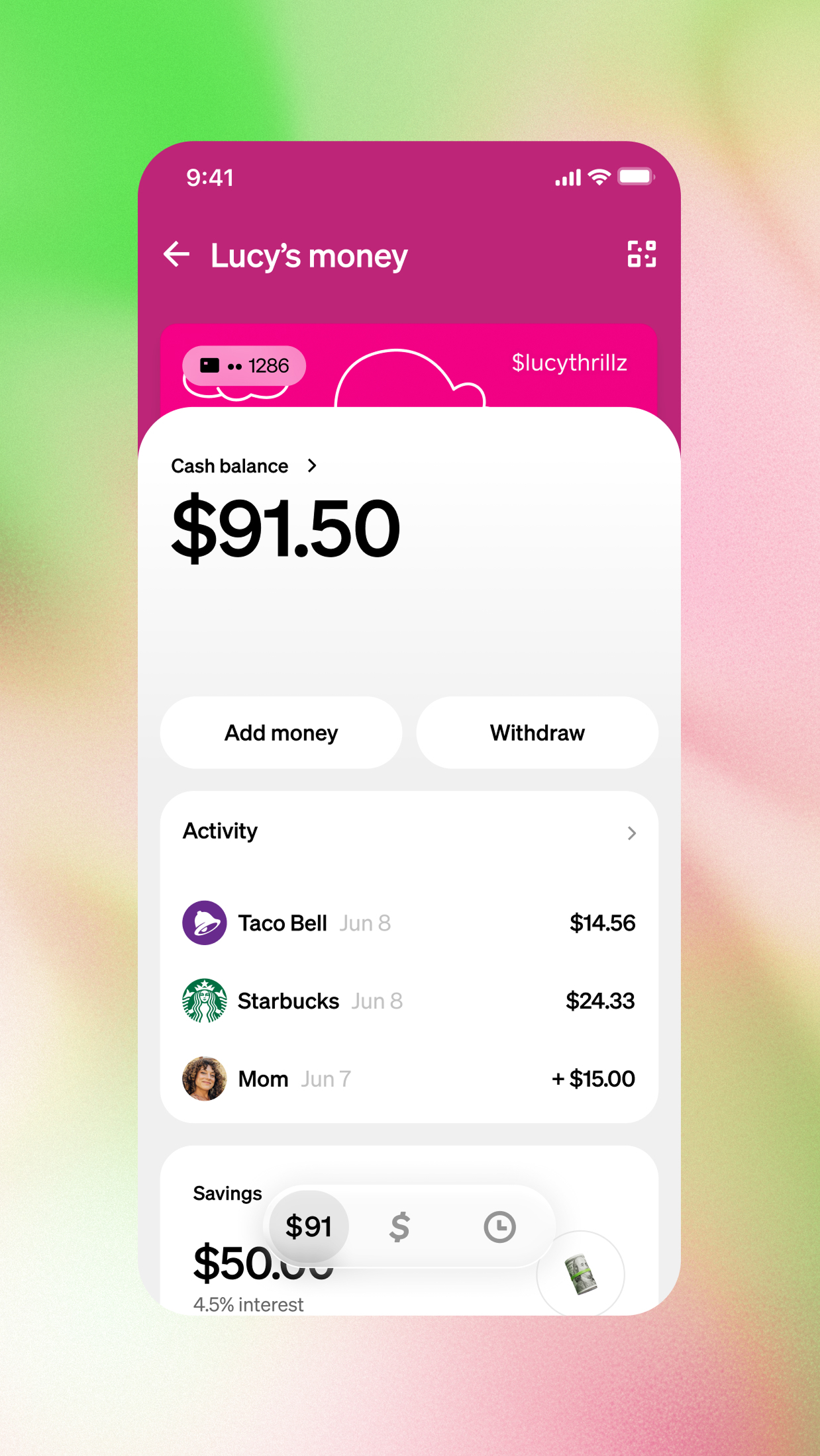 Cash App Aims at New Customers: Children Ages 6-12