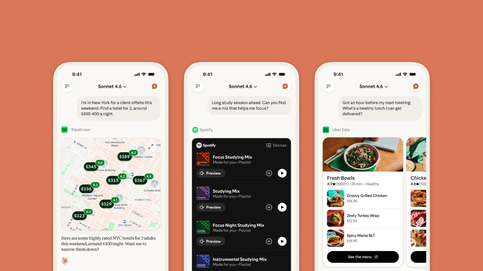 Claude is Now Integrated with Your Personal Apps like Spotify, Uber Eats, and TurboTax