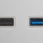 Contrasting USB Port Speeds: Blue versus Black
