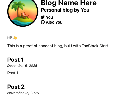 Creating a Blog with TanStack (Part 1 of 2)