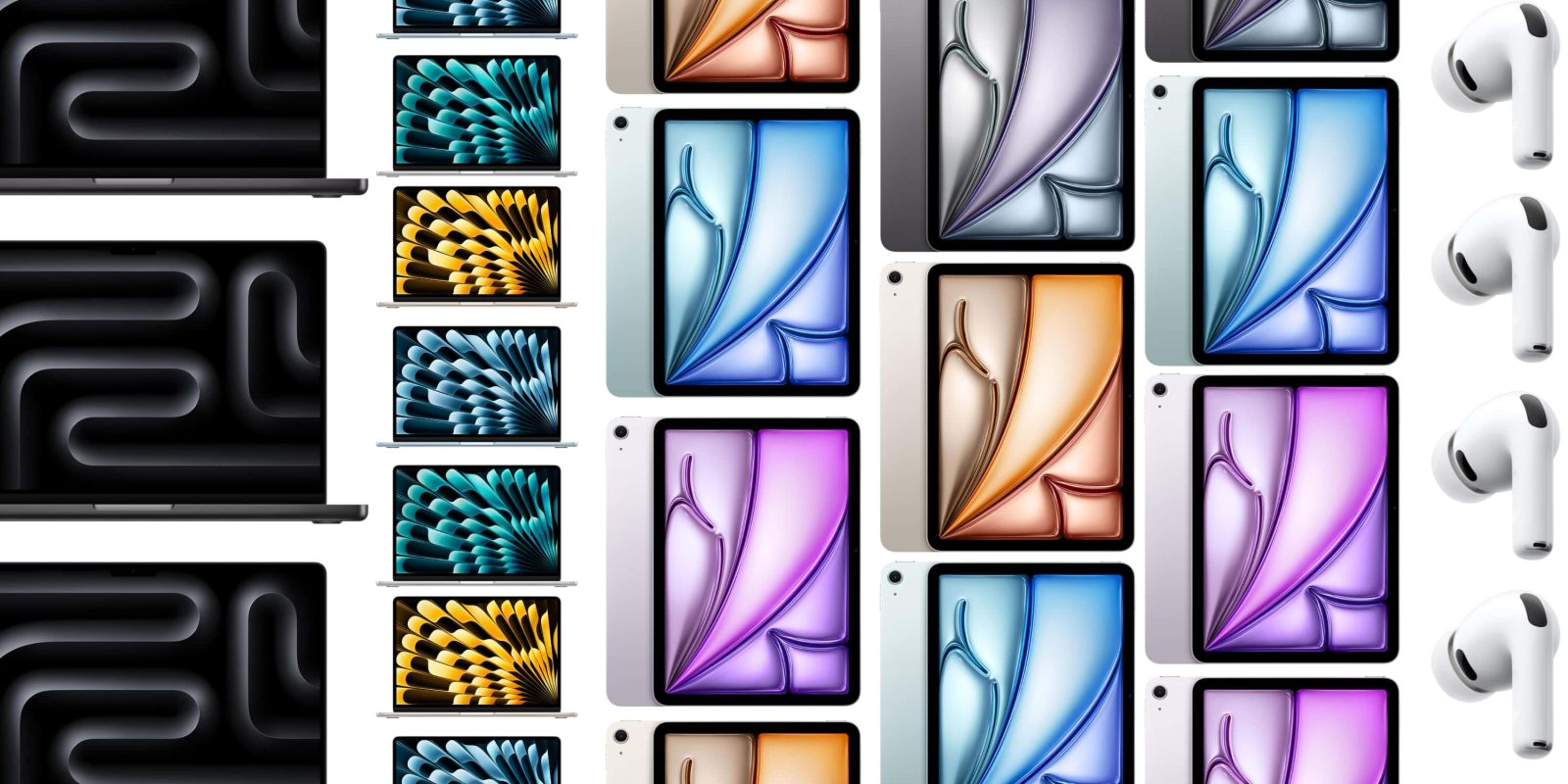 Current Promotions: Save up to $300 on M3 iPad Air, $250 on 24GB/1TB M5 MacBook Pro, M5 MacBook Air, AirPods, and more.