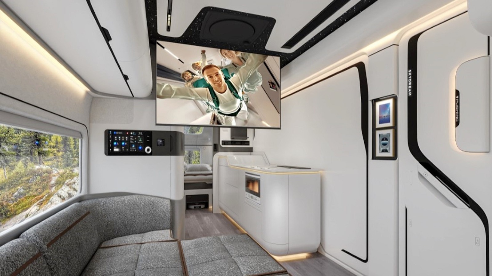 Cutting-Edge Travel Trailer Enhances Intelligent Camping Adventure