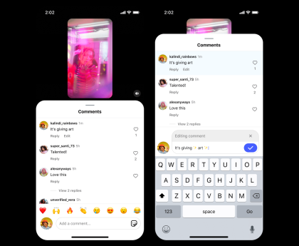 Edit Your Instagram Comments Now