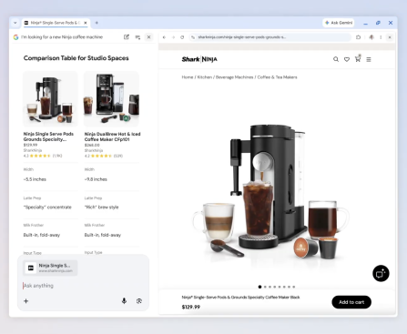 Explore the Web Side-by-Side with Google’s New AI Mode