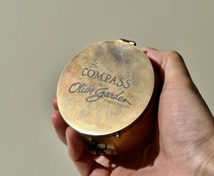 Five Questions for the Creators of a Times Square Olive Garden Compass