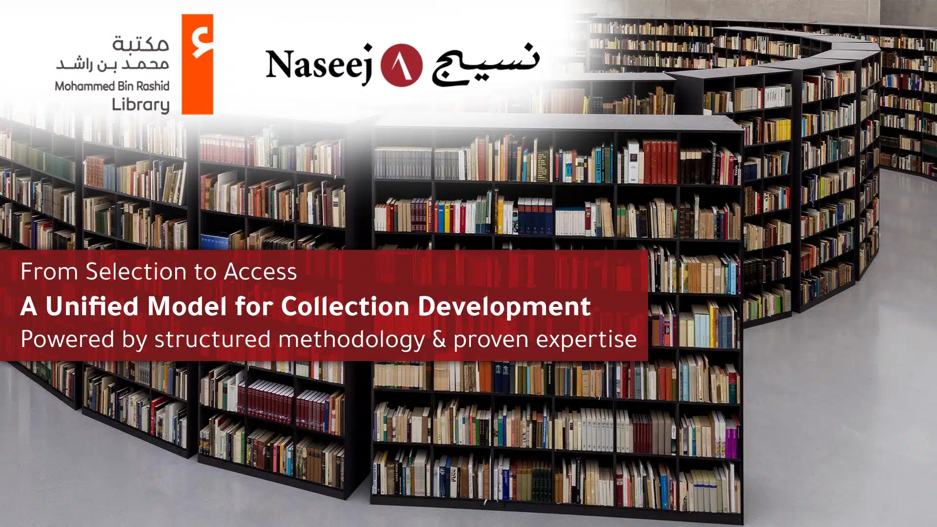 From Selection to Access: Naseej Enhances Collection Development at Mohammed Bin Rashid Library with an Integrated Model