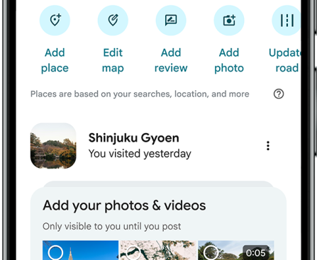 Google Maps Uses AI to Generate Captions for Your Photos