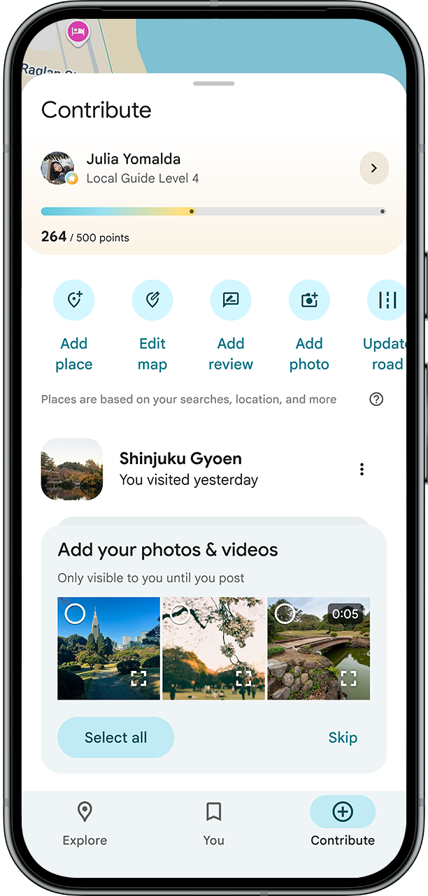 Google Maps Uses AI to Generate Captions for Your Photos
