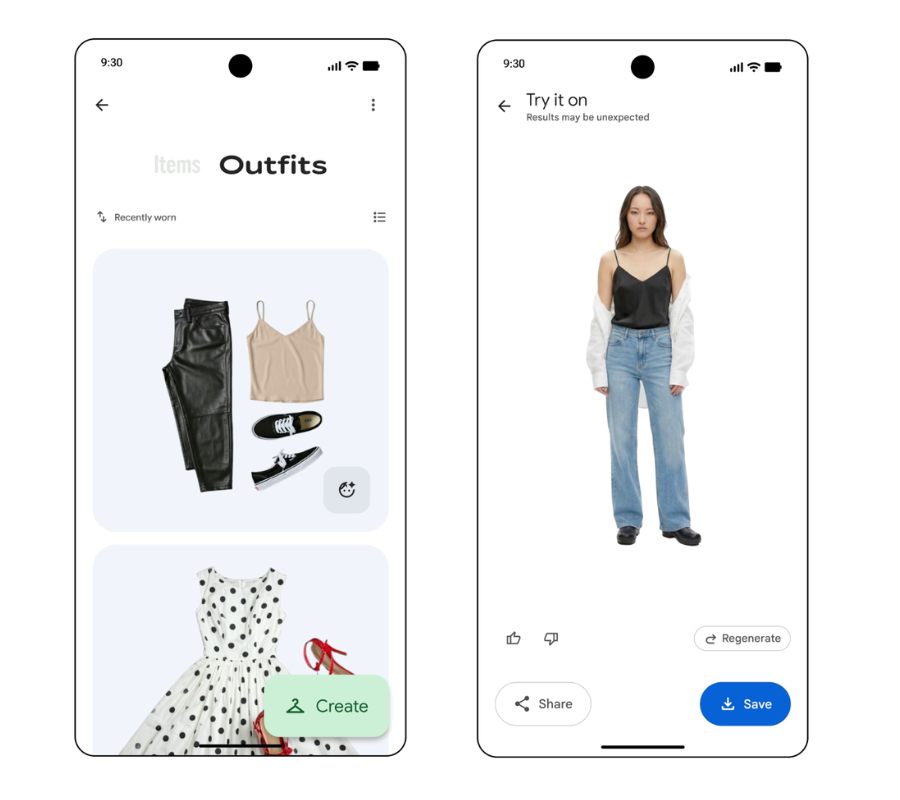 Google Photos Introduces AI Try-On Feature for Existing Wardrobe