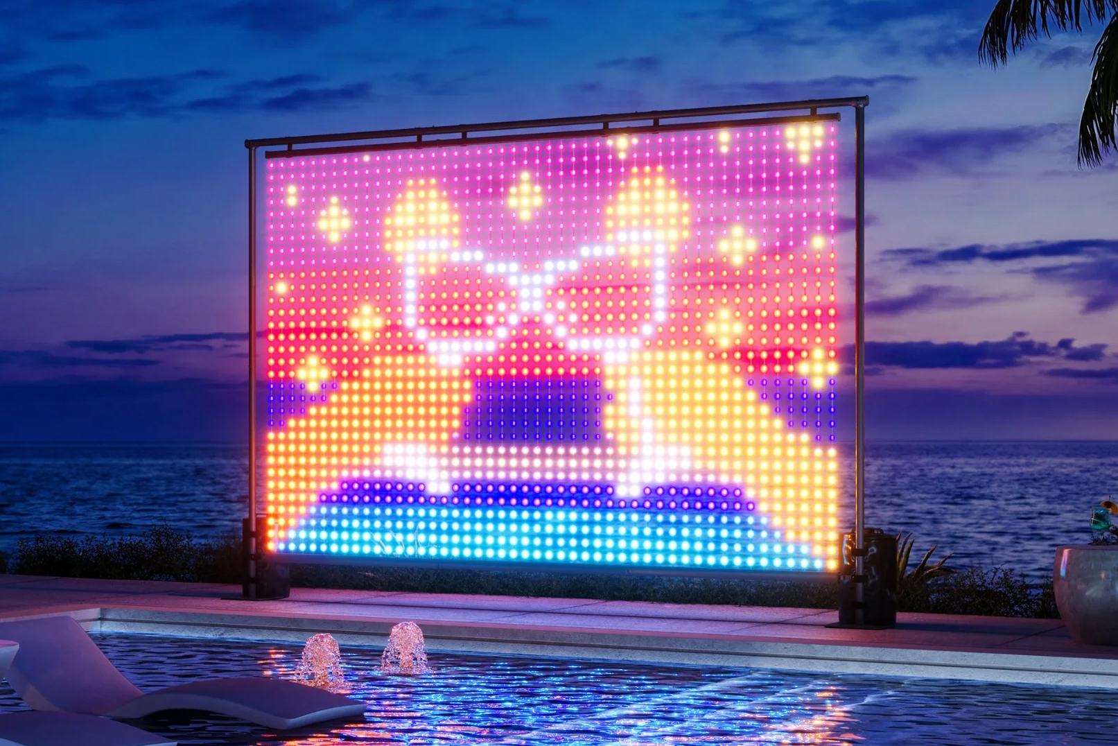 Govee's New LED Lightwall Features a Self-Standing Frame