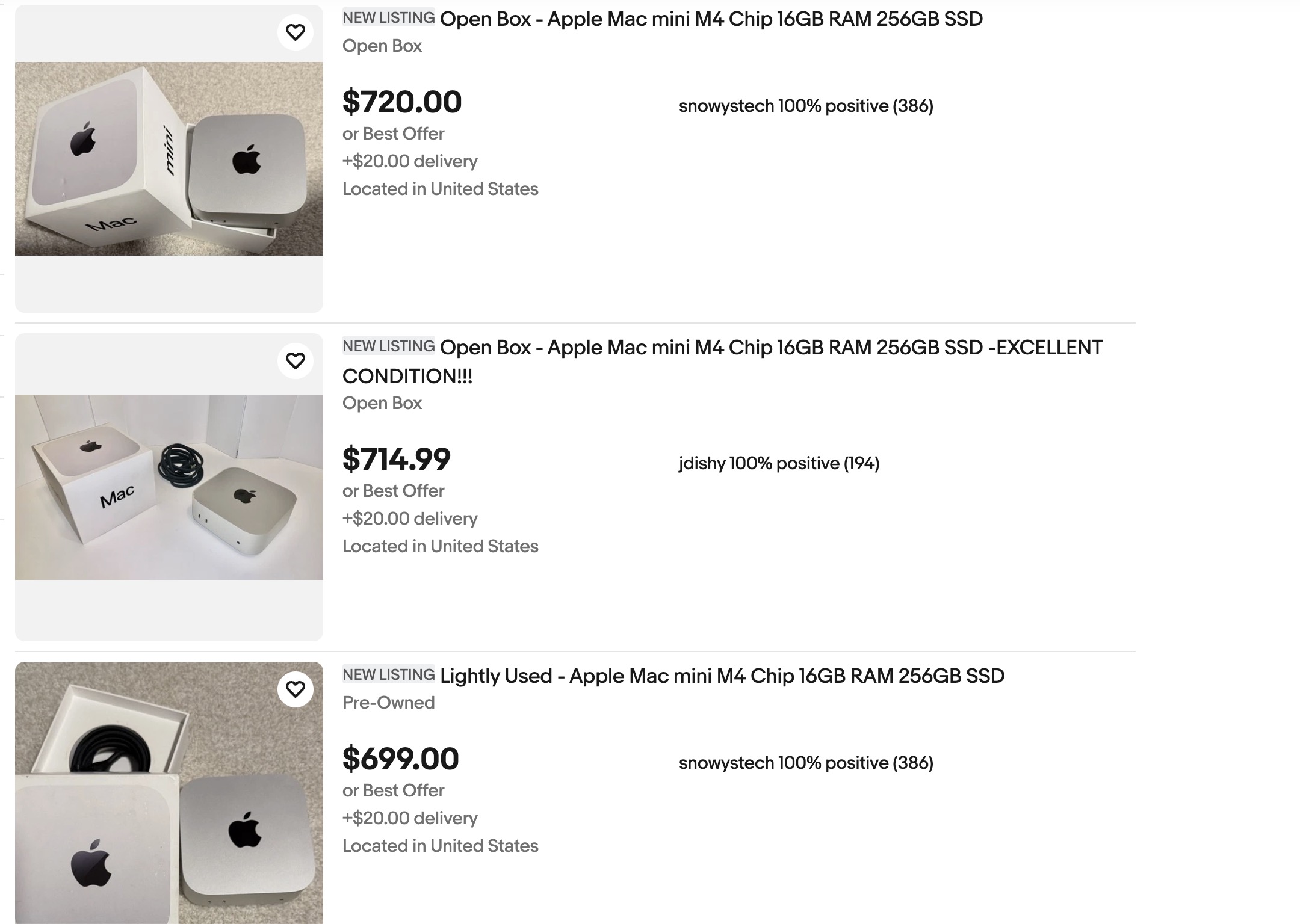 High-Priced Mac Minis Overrun eBay Due to AI-Induced Shortages