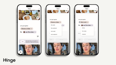 Hinge's Newest Feature Simplifies Date Planning