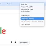 How to Utilize the New Vertical Tabs Functionality in Google Chrome