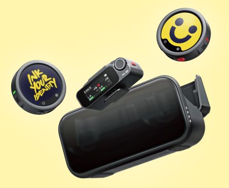 Insta360 Adds Screens to Its Next Wireless Mics for Displaying Logos or Images