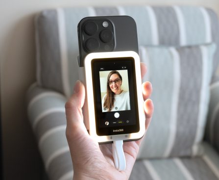 Insta360’s Snap: A Tiny Magnetic Phone Screen for Rear-Camera Selfies