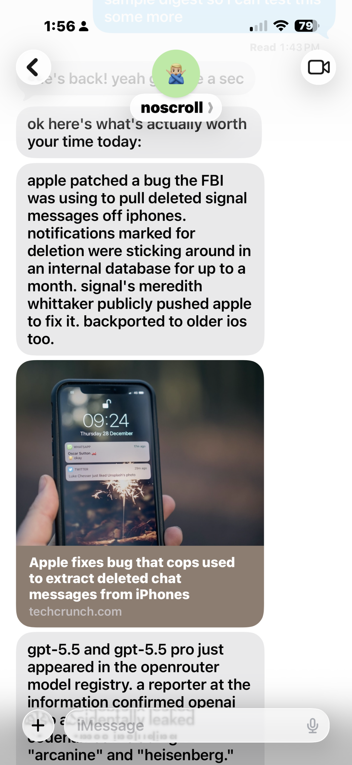 Introducing Noscroll: An AI Bot That Doomscrolls on Your Behalf