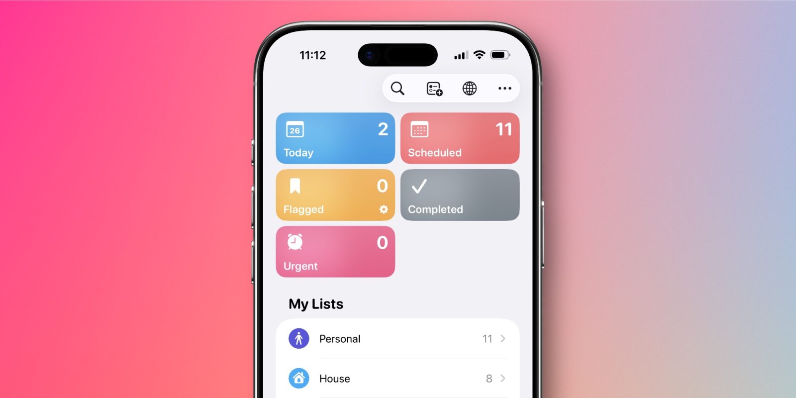 iOS 26.4 Improves Functionality of Apple's Updated Reminders Feature