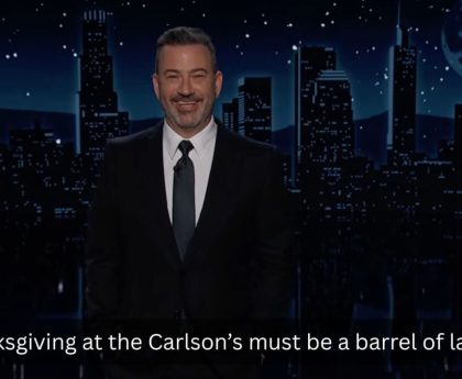 Jimmy Kimmel reacts to Tucker Carlson's apology for backing Trump