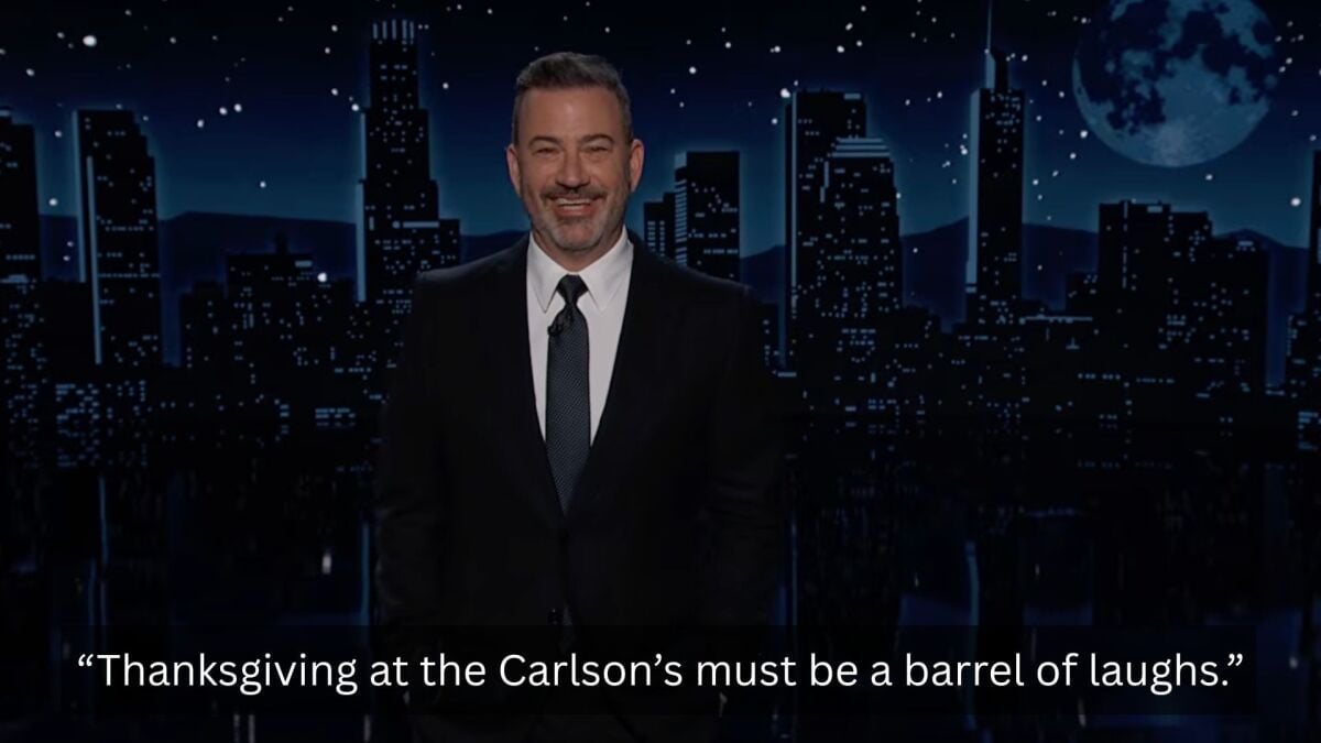 Jimmy Kimmel reacts to Tucker Carlson's apology for backing Trump
