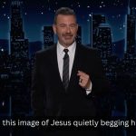 Jimmy Kimmel Ridicules Trump for Posting Another AI Image of Jesus