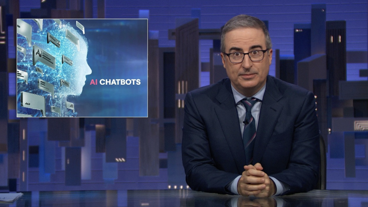John Oliver Explores the Alarming Depths of AI Chatbots
