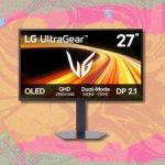 LG 27-inch Ultragear QHD OLED Gaming Monitor Reaches Record-Low Price on Amazon â Save $250