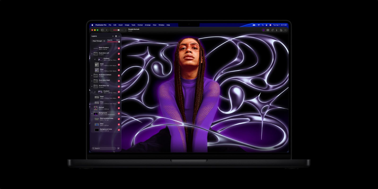 Liquid Glass in Pixelmator Pro Now Only Available at Creator Studio