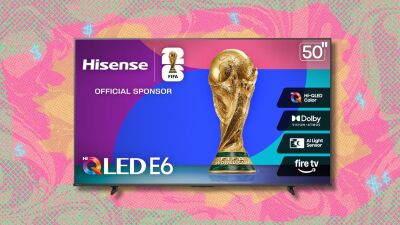 Looking for a TV upgrade? Get the Hisense 50-inch E6 Cinema Series Hi-QLED 4K TV for less than $250.