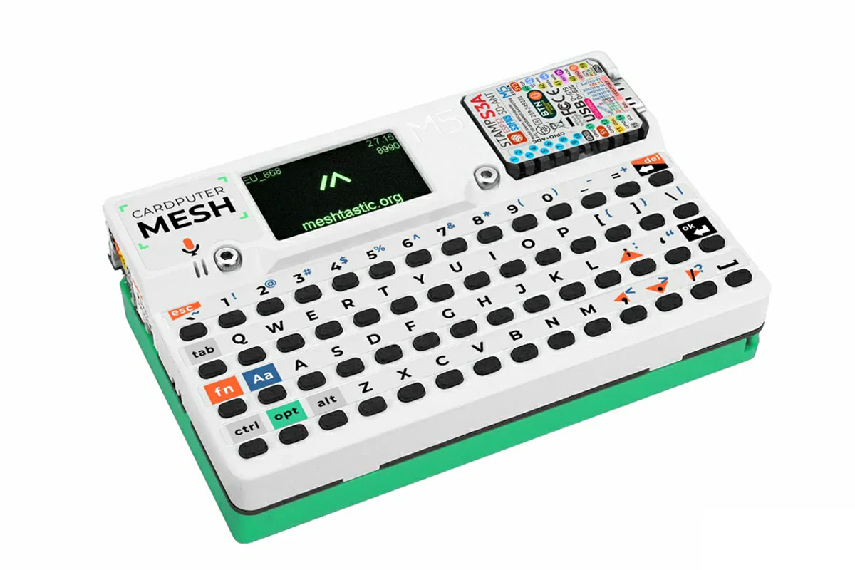 M5Stack Cardputer Goes Off-Grid with Mesh Kit Featuring LoRa, GNSS, and Meshtastic Support - CNX Software