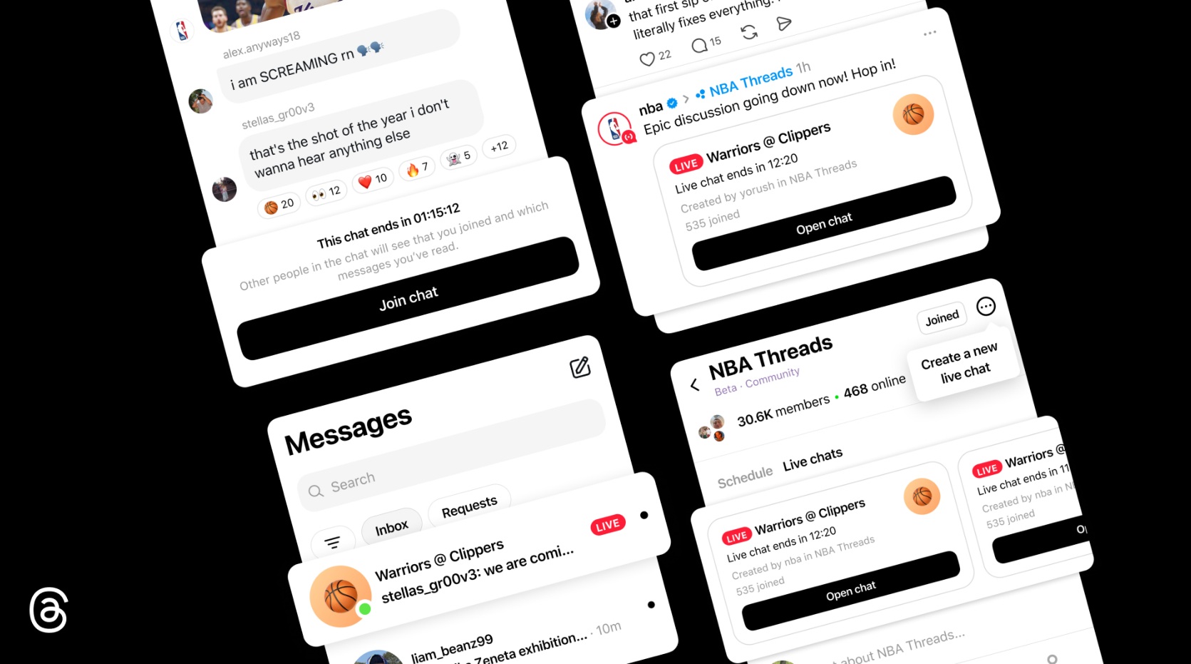 Meta's Threads Introduces Live Chats for Key Events, Such as NBA Finals