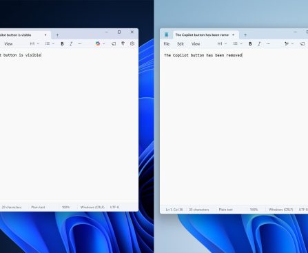 Microsoft Begins Removing Copilot Buttons from Windows 11 Apps