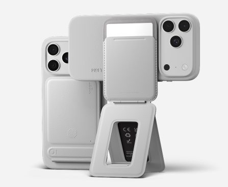 Moft Enhances Magnetic Tripod Wallet with Tracker and Shutter Button